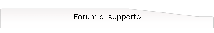 Forum di supporto