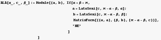 ALA[α_, c_, β_] := Module[{a, b}, If[α + β<π,    ... ;                ]