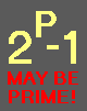 2^P-1