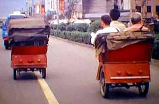 3-wheeled bike taxis