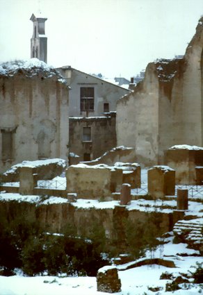 Neve al Foro Romano 2 (Roma, 1985)