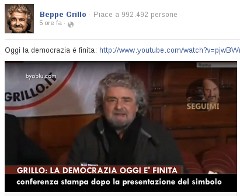 Grillo ...
                        complotto, gomblotto