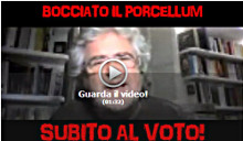 Grillo vuole il voto, ma con porcata