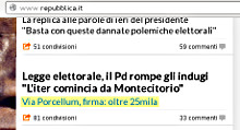 Repubblica truffa su porcellum che non
                          c'&egrave; pi&ugrave;