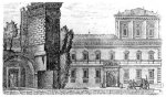 Al Giovannoli, Il Quirinale con frontespizio di Nerone, 1616. Immagine tratta e adattata dal sito Internet del Quirinale