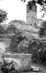 La torre civica vista dal giardino del nonno nel 1937