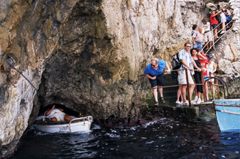 Entrance to the Blue Grotto