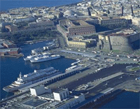 The port of Naples