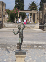 Pompeii, Statue of Satyr