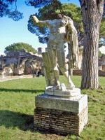 Half day tour of Ostia Antica by private car with driver guide - The Statue of the Hero