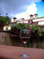 Chianti wine glass
