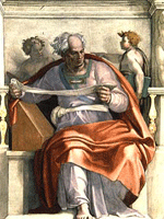 Sistine Chapel - Prophet Joel