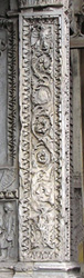 Fusto decorato, Roma, Arco degli Argentari