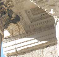 Soffitto peristasi del tempio di Marte Ultore nel Foro di Augusto