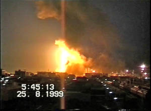 Incendio 25 agosto 1999
