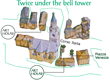 Twice under the bell tower