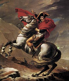 Jacques Louis David - Napoleon Crossing The Alps