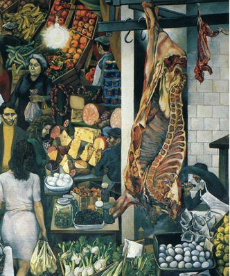 Guttuso: La Vucciria - particolare