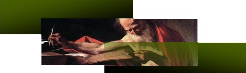Caravaggio: San Girolamo scrivente - particolare