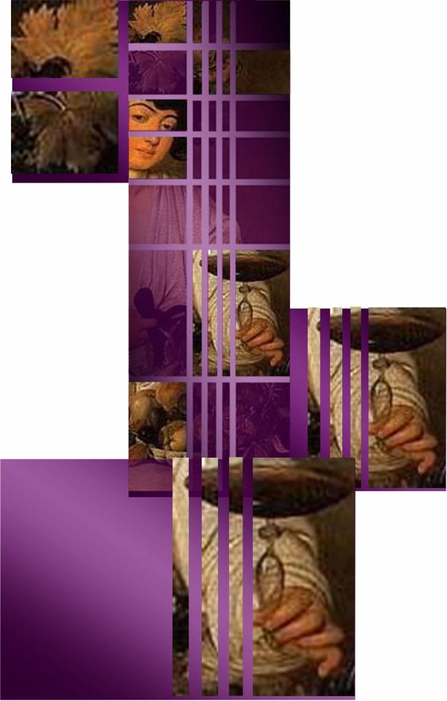 Caravaggio: Bacco - rielaborazione