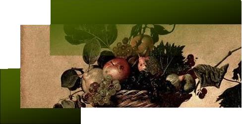 Caravaggio: cesto di frutta
