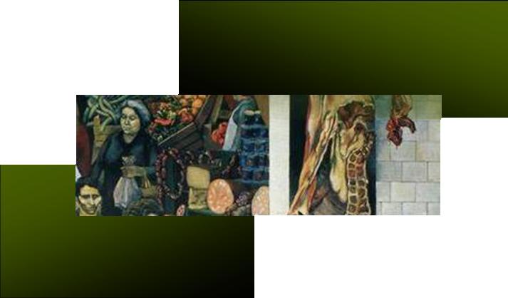 Guttuso - La Vucciria - particolare