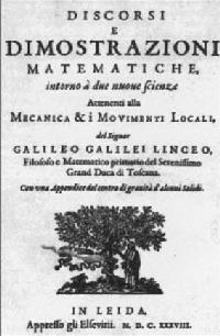Mostra Il bello della scoperta. Copertina libro Discorsi e dimostrazioni.... (08 C)
