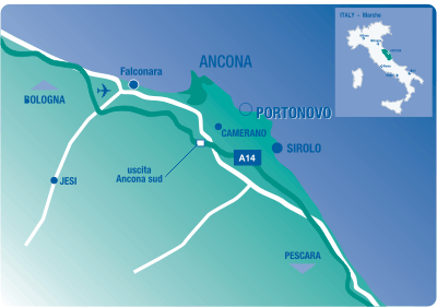 Portonovo Map, click to see a larger image