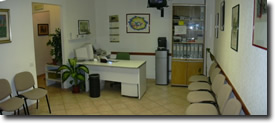 Sala d'attesa dello Studio Medico Claudio Giorgi